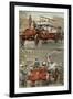 Early Fire Equipment-null-Framed Art Print