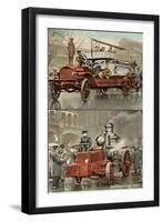 Early Fire Equipment-null-Framed Art Print