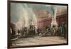 Early Fire Pumpers, Louisville, Kentucky-null-Framed Art Print