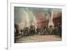 Early Fire Pumpers, Louisville, Kentucky-null-Framed Art Print