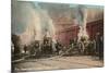 Early Fire Pumpers, Louisville, Kentucky-null-Mounted Premium Giclee Print