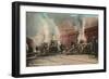 Early Fire Pumpers, Louisville, Kentucky-null-Framed Art Print