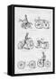 Early Forms of Cycles, 19th or 20th Century-null-Framed Stretched Canvas