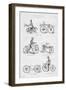 Early Forms of Cycles, 19th or 20th Century-null-Framed Giclee Print