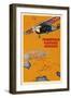 Early French Air Routes, Monoplane-null-Framed Art Print