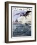 Early French Submarine the Vengeur 1901-Chris Hellier-Framed Giclee Print