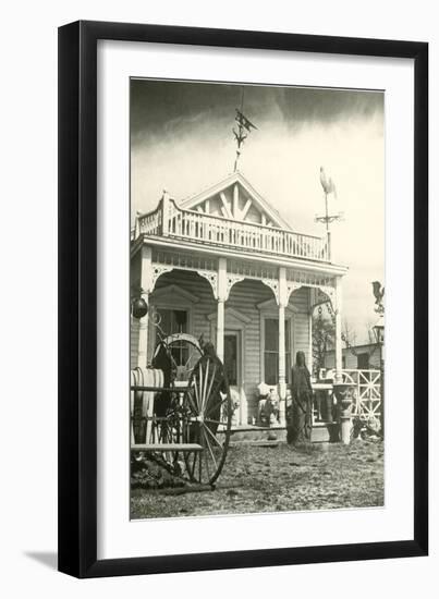 Early Garage Sale-Found Image Press-Framed Photographic Print