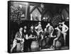 Early German Beer Drinkers-null-Framed Stretched Canvas