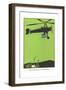 Early Helicopter-Found Image Press-Framed Giclee Print