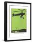 Early Helicopter-Found Image Press-Framed Giclee Print