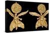 Early Hellenistic Gold Earrings with Nike-null-Stretched Canvas