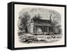 Early Home of Abraham Lincoln, Gentryville, Indiana, USA, 1870S-null-Framed Stretched Canvas