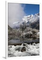 Early in Morning Frost in Mount Siguniang-Alex Treadway-Framed Photographic Print