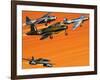 Early Jet-Powered Aircraft-Wilf Hardy-Framed Giclee Print