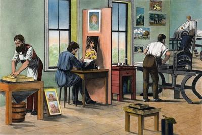 First Lithography Early Lithography Room Giclee Print | AllPosters.com