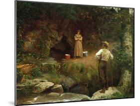 Early Lovers-Eastman Johnson-Mounted Giclee Print