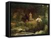 Early Lovers-Eastman Johnson-Framed Stretched Canvas