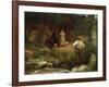 Early Lovers-Eastman Johnson-Framed Giclee Print