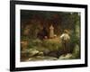 Early Lovers-Eastman Johnson-Framed Giclee Print