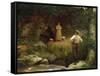 Early Lovers-Eastman Johnson-Framed Stretched Canvas