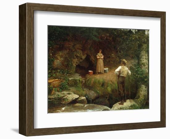 Early Lovers-Eastman Johnson-Framed Giclee Print