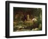 Early Lovers-Eastman Johnson-Framed Giclee Print