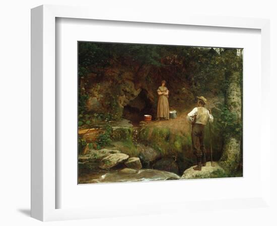 Early Lovers-Eastman Johnson-Framed Giclee Print