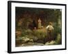 Early Lovers-Eastman Johnson-Framed Giclee Print