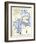 Early Map of Hudson's Strait and Hudson's Bay, 1662, in Arctic Canada-null-Framed Premium Giclee Print