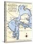 Early Map of Hudson's Strait and Hudson's Bay, 1662, in Arctic Canada-null-Stretched Canvas