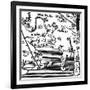 Early Map of Massachusetts Bay, USA-null-Framed Giclee Print