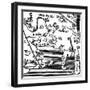 Early Map of Massachusetts Bay, USA-null-Framed Giclee Print