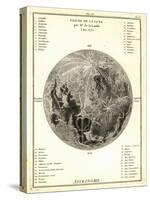 Early Map of the Moon, 1772-Detlev Van Ravenswaay-Stretched Canvas