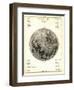 Early Map of the Moon, 1772-Detlev Van Ravenswaay-Framed Premium Photographic Print