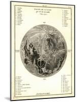 Early Map of the Moon, 1772-Detlev Van Ravenswaay-Mounted Photographic Print