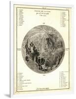 Early Map of the Moon, 1772-Detlev Van Ravenswaay-Framed Photographic Print