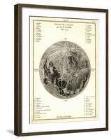 Early Map of the Moon, 1772-Detlev Van Ravenswaay-Framed Photographic Print