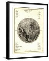 Early Map of the Moon, 1772-Detlev Van Ravenswaay-Framed Photographic Print