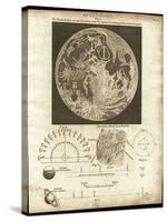 Early Map of the Moon, 1810-Detlev Van Ravenswaay-Stretched Canvas