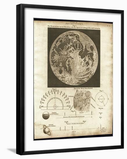 Early Map of the Moon, 1810-Detlev Van Ravenswaay-Framed Photographic Print