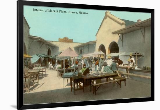 Early Market in Juarez, Mexico-null-Framed Art Print