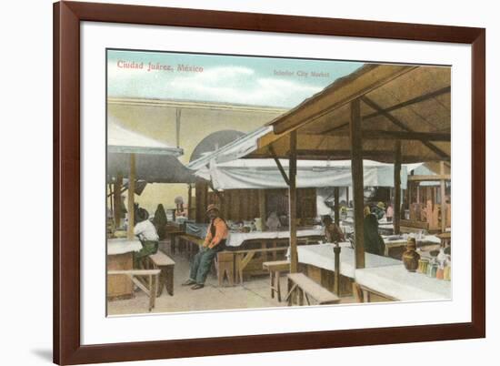 Early Market, Juarez, Mexico-null-Framed Premium Giclee Print