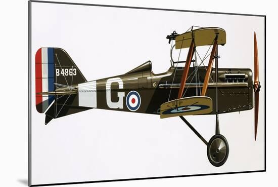 Early Military Aircraft-null-Mounted Giclee Print