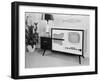 Early Model Radio Television in Home-null-Framed Photographic Print