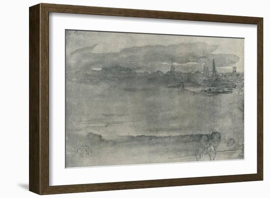 'Early Morning', 1878, (1904)-James Abbott McNeill Whistler-Framed Giclee Print