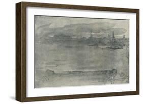 'Early Morning', 1878, (1904)-James Abbott McNeill Whistler-Framed Giclee Print