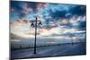 Early Morning Along Atlantic Ocean and the Key West Pier-Terry Eggers-Mounted Photographic Print