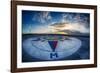 Early Morning Along Atlantic Ocean and the Key West Pier-Terry Eggers-Framed Photographic Print