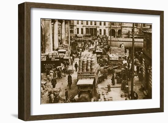 Early Morning at Covent Garden Market-English Photographer-Framed Photographic Print