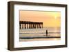 Early Morning at the Pier in Jacksonville Beach, Florida.-RobWilson-Framed Photographic Print